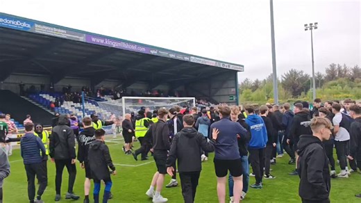 Disgusting scenes at the end of Inverness Vs Hamilton Accies today.