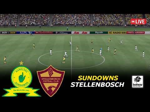 🔴Sundowns vs Stellenbosch Live | Betway Premiership 2025/26 | eFootball PES 21 Simulation