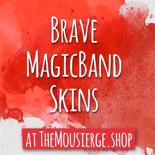 🏰 The Mousierge🛎 on Instagram: "✨Brave MagicBand skins change your style without buying a new band! Just apply it like a sticker and peel it off when you’re done! Get yours at 💫 TheMousierge.Etsy.com 💫 or 🛒 TheMousierge.shop 🛒 🛍Join our email club to SAVE 15% - bit.ly/MousiergeWeekly"