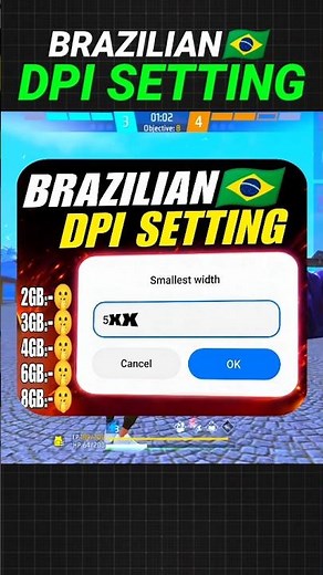 Brazilian Player Secret DPI SETTING 2026 🔥 | Best DPI for Free Fire