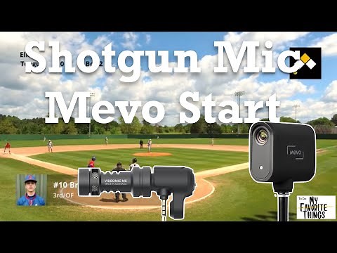 Mevo Start with a Shotgun Mic