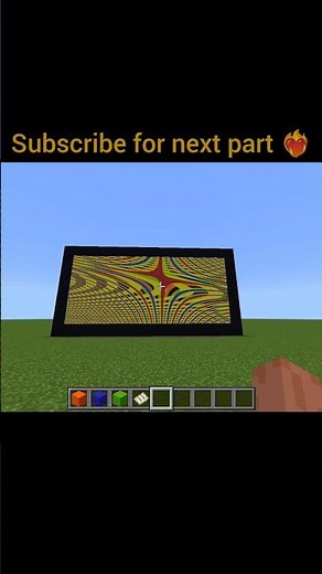“Minecraft Map Art Optical Illusion | 6-Color Concrete Design Tutorial #shorts #minecraft #gaming