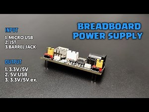 How to Make Breadboard power supply | DIY