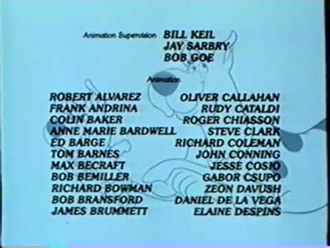 Scooby-Doo ending credits 70s and 80s