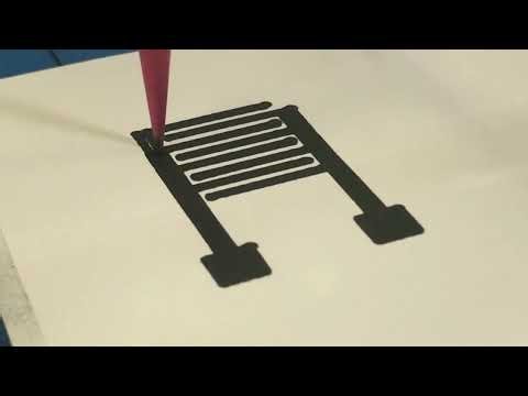 Printing Graphene based IDEs on Photopaper