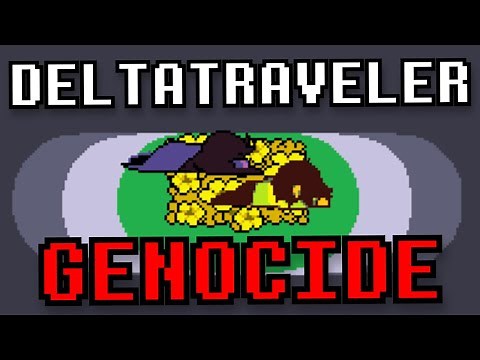DELTATRAVELER GENOCIDE ROUTE (Full Playthrough No Commentary) - Deltarune + Undertale Fangame