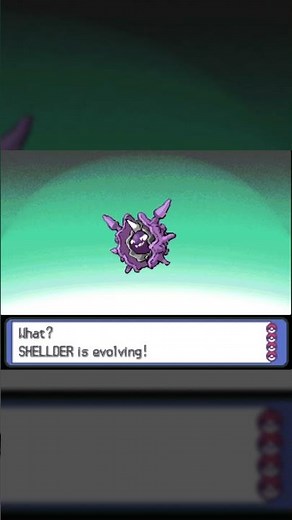 Shellder Evolution in Pokemon Platinum #Shorts