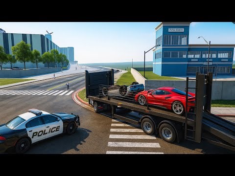 Gadiyan ko police station se churana. Ferrari our Mustang Churana in Indian bikes driving 3D #video