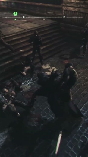 Batman Drops In… Literally🦇💥 #rocksteady #gamingshorts #batmanarkhamcity