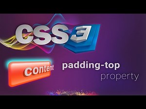 CSS for beginners 39: padding-top property