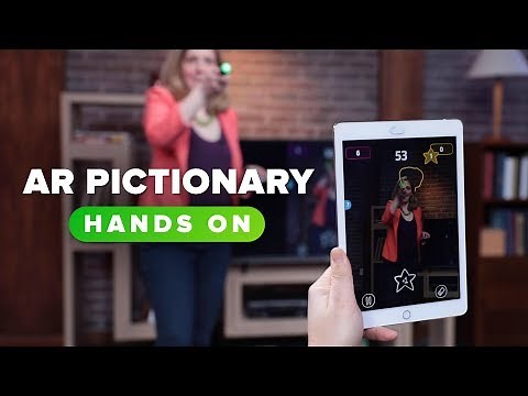 We played Pictionary in AR