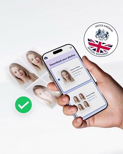 🇬🇧 Your ID photo ready in seconds from the comfort of your home