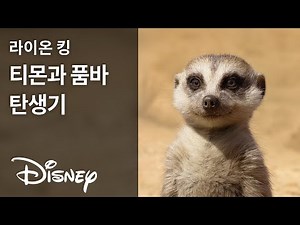 [라이온 킹] 살아움직이는 티몬과 품바를 연기하는 방법 | 디즈니