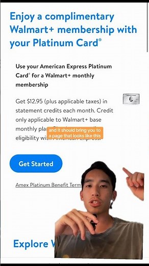 Amex Plat: How To Get Walmart+ For Free