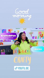 Happy Wednesday!!! A new episode of Crafts & Fun with Ms. Monica is now up on the Monica J Sutton YouTube Channel. We’re creating a shape person today using rectangles. If you’d like to participate in today's activity this is what your child will need need: 1. Construction Paper - cut 5-10 rectangles of different sizes (multiple colors of choice) 2. Cardboard/Old Boxes 3. Scissor 4. Glue 5. Glitter (optional) 6. Additional materials for creating 7. Have fun! Click here to join the fun https://yo