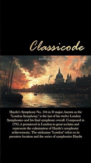 HAYDN: Symphony No. 104 "London"