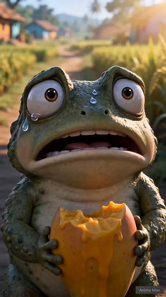 Frog Stole the Crow’s Food 🐸😂
