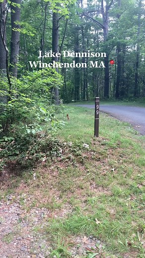 Definitely want a lake front site next time! #campingtrip #camgroundreview #campsitereview #lakedennison #campingtik #massachusettscamping #newenglandcampgrounds