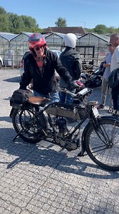A Triumph Model C is started up on the pedals at the Sunbeam Motorcycle Club - Summer Pioneer Run. This event started out from the Rushfields Plant Centre in Brighton on a warm summers morning and featured a nice mix of vintage machinery. Video and content is original and copyright to The Girder Club. | The Girder Club