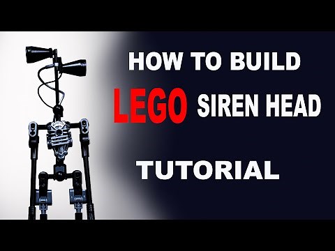How To Build LEGO SIREN HEAD 🔴 Lego SIREN HEAD
