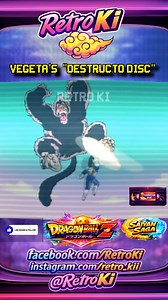 Vegeta uses his own "Destructo disc" to cut off Gohans Tail | RetroKi