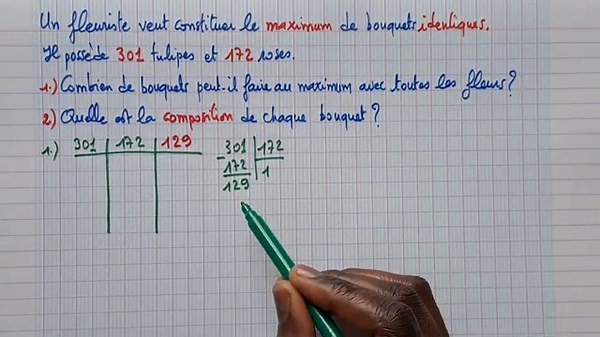 Brevet de maths - PGCD et Algorithme d'Euclide