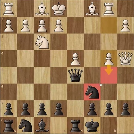 WIN THE QUEEN in Just 13 Moves! ♟️ #chess #shorts #chesstrap