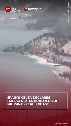Spain’s Ceuta Declares Emergency as Hundreds of Migrants Reach Coast