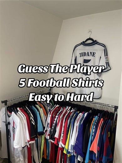 Guess the Football Player: Shirt Challenge