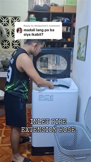 Replying to @aletquinto easy to assemble this Inlet Pipe Extension Hose#mustbuyproducts #mustbuy #extensionhose #inletpipe #washingmachine