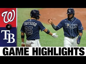 Rays score four runs in the 5th in 6-1 victory | Nationals-Rays Game Highlights 9/15/20
