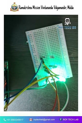 Students Class Activity #robotics #automation # traffic light