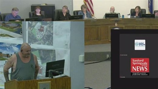 'You cannot speak:' Waterboro man cut off from speaking at Sanford City Council meeting