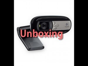 Unboxing WebCam Logitech c170