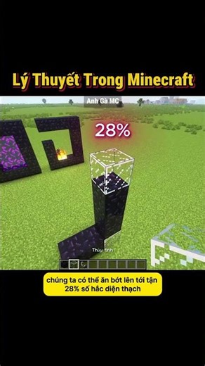 The Difference Between Theory and Reality in Minecraft??! 🤣 - Episode 1142 #shorts #minecraft