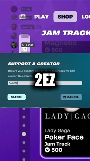 New creator code ZACH2EZ #fortnite #shorts