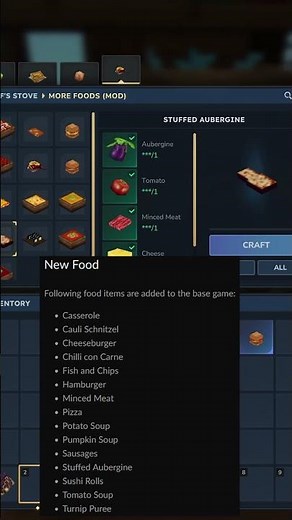 Hytale Mod Showcase: More Foods Mod