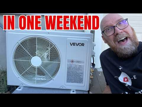 I Installed a Mini-Split in One Weekend & I'm SIXTY!