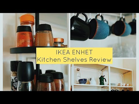 IKEA ENHET Kitchen Shelves Review - Minimalist & Modular Kitchen
