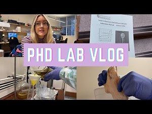 LAB VLOG: another week in the life of a PhD student in chemistry | My PhD and Me