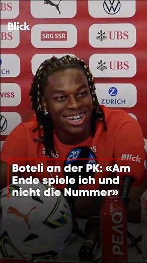 Boteli laughs about "number theft" from Nati legend Rodriguez 🇨🇭⚽️