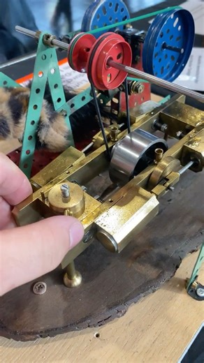 4-Zylinder Boxermotor Selber gebaute #Dampfmaschine mit #Steuerung vorwärts- rückwärts #4-Zylinder