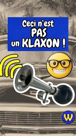Tu n'as JAMAIS utilisé de KLAXON ! 😮 #klaxon #alarme #marque #funfact