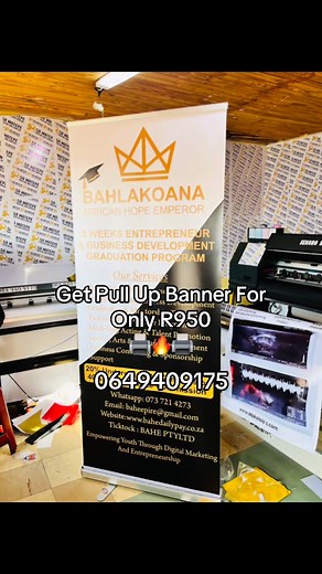 Pull up banner Sa Matepe Printing & Graphix | Goodwill Sekobo Sa Matepe Mabower