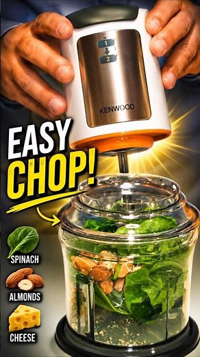 Kenwood Easy Chop Test 🥬🥜🧀 #easychop #foodprocessor #shorts #minichopper #kenwood