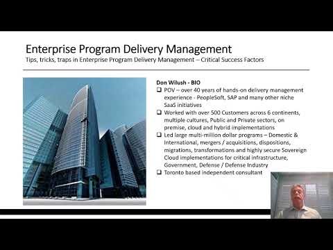 Enterprise Program Delivery Management - Critical Success Factors