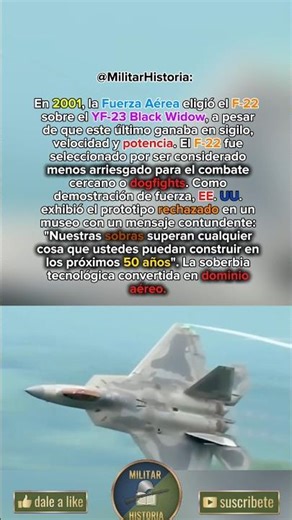 F-22 vs YF-23: El avión que era "demasiado bueno" para ser elegido ✈️🇺🇸