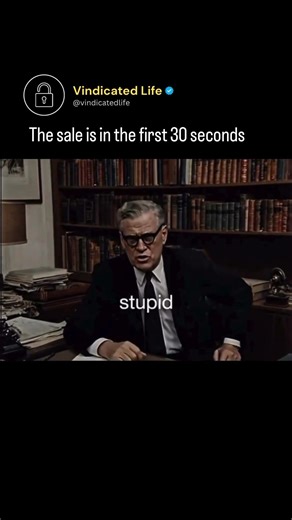 The First 30 Seconds Decides A Sale