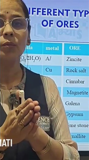 Different types of ores #sciencebysumati #chemistry #cbseclass10