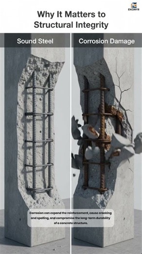 Sound vs Corroded Reinforcement: Why It Matters in Building Structural Integrity #rebar #corrosion